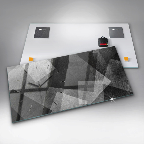 Horizontale Uhr mit motiv Geometrische Abstraktion
