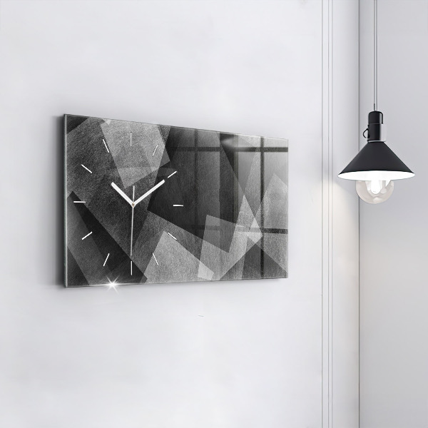 Horizontale Uhr mit motiv Geometrische Abstraktion