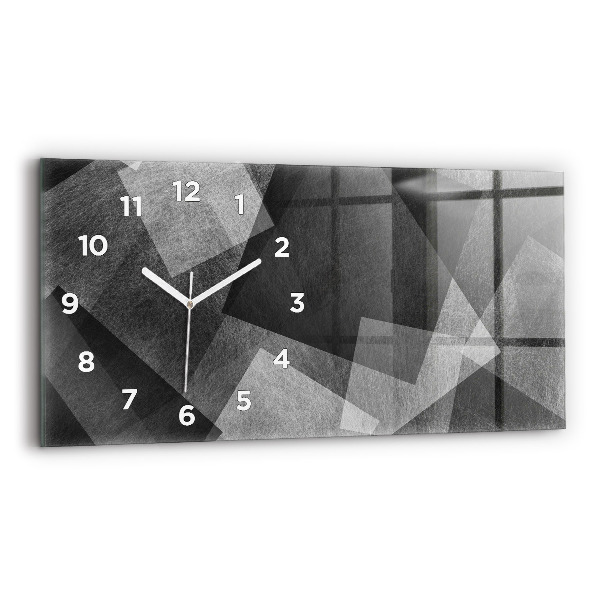 Horizontale Uhr mit motiv Geometrische Abstraktion