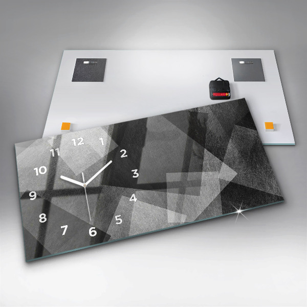 Horizontale Uhr mit motiv Geometrische Abstraktion