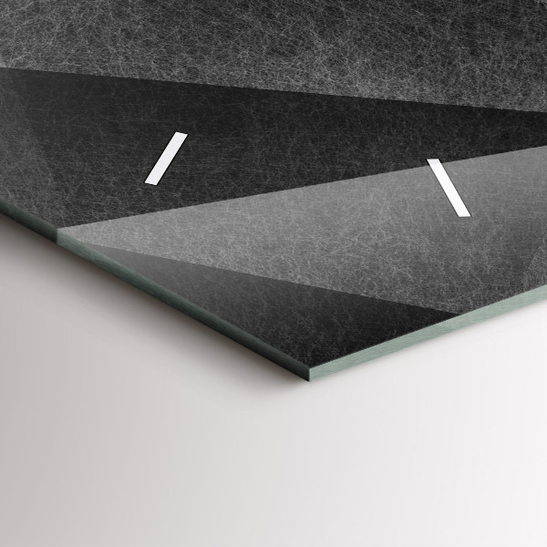 Horizontale Uhr mit motiv Geometrische Abstraktion