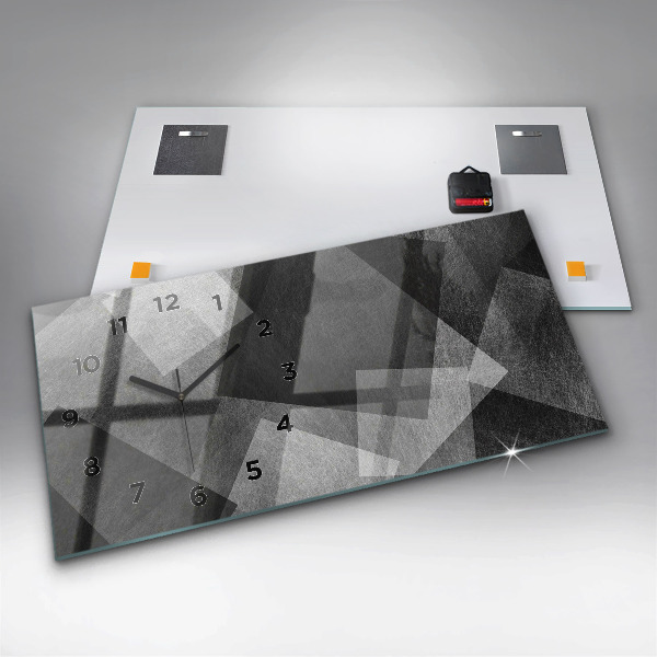 Horizontale Uhr mit motiv Geometrische Abstraktion