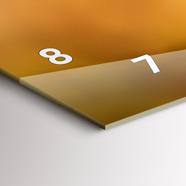 Horizontale Uhr mit motiv Kolibri Vogel