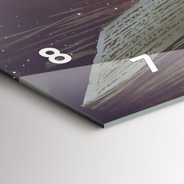 Horizontale Uhr Abstraktes Buch