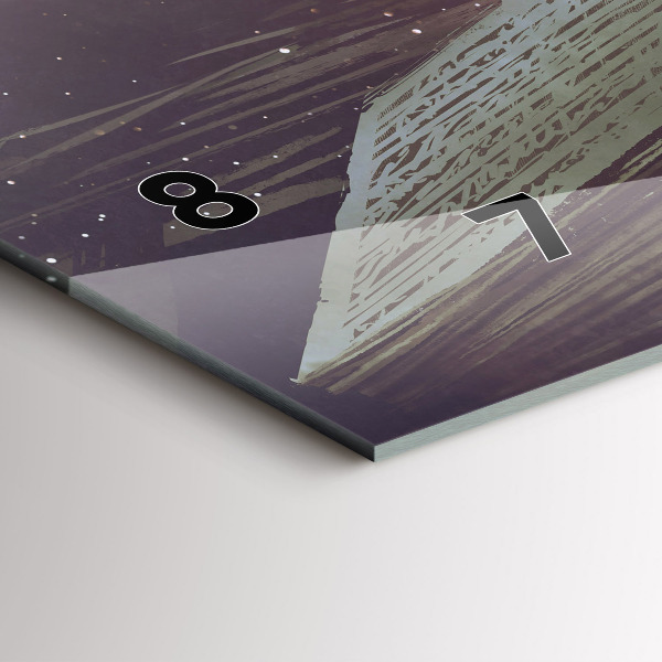 Horizontale Uhr Abstraktes Buch