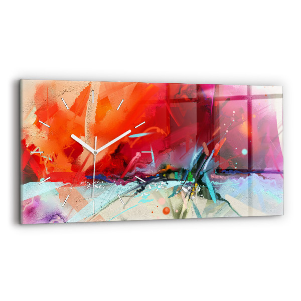 Horizontale Uhr mit motiv Reihen von Gewürzen