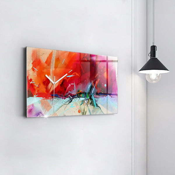 Horizontale Uhr mit motiv Reihen von Gewürzen