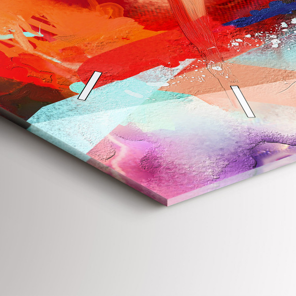 Horizontale Uhr mit motiv Reihen von Gewürzen