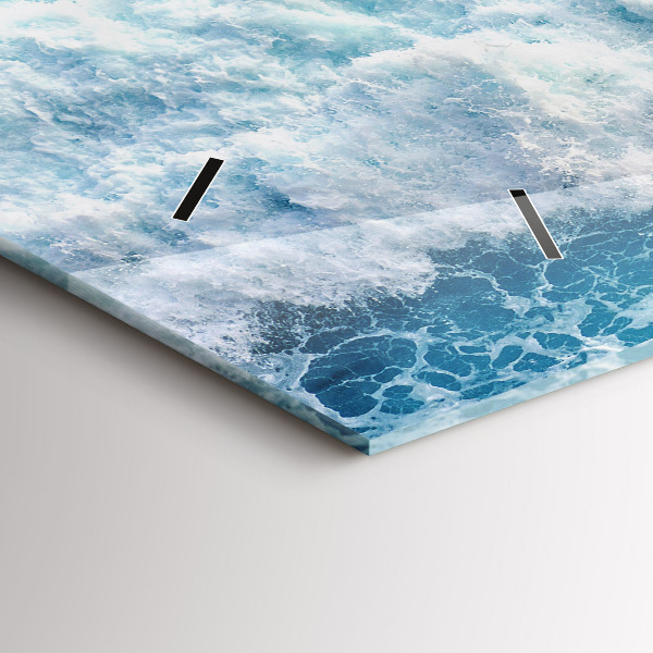 Horizontale Uhr mit motiv Wellen Meer