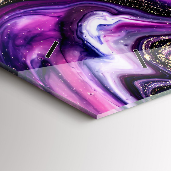 Horizontale Uhr Abstrakte Murmel