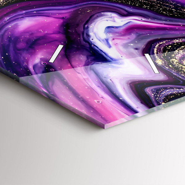 Horizontale Uhr Abstrakte Murmel