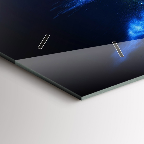 Horizontale Uhr mit motiv Bunter Papagei