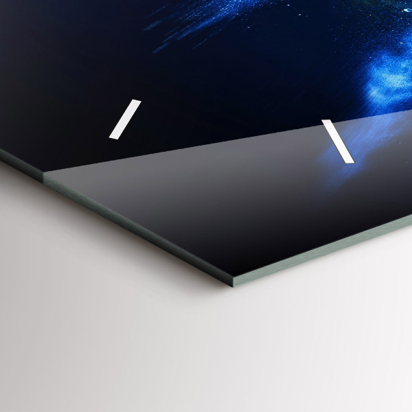 Horizontale Uhr mit motiv Bunter Papagei