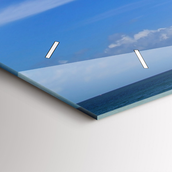 Horizontale Uhr mit motiv Leuchtturm