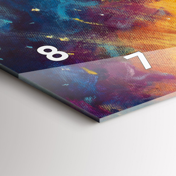 Horizontale Uhr mit motiv Abstrakter kleiner Prinz