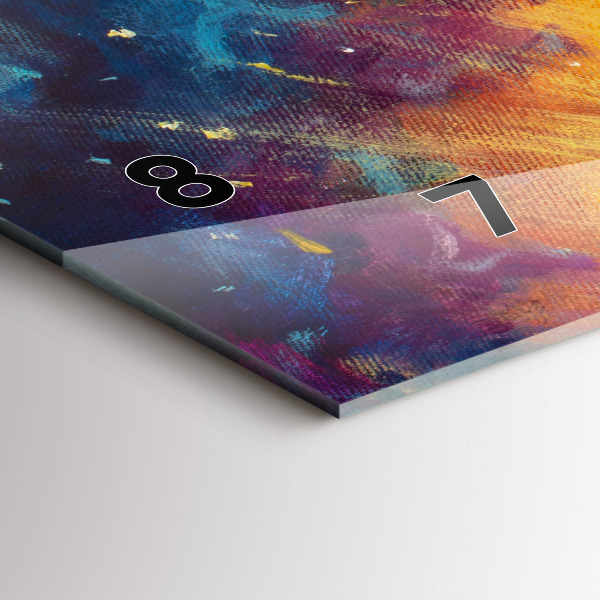 Horizontale Uhr mit motiv Abstrakter kleiner Prinz