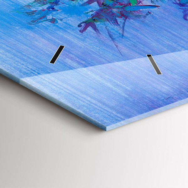 Horizontale Uhr Blumen in einer Vase