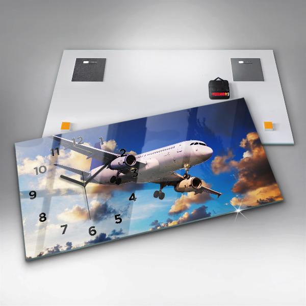 Horizontale Uhr Wolkenebene