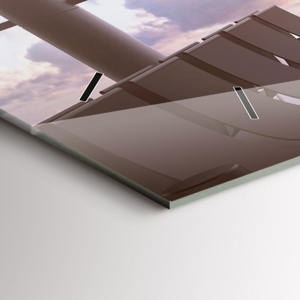 Horizontale Uhr Mann auf dem Flughafen