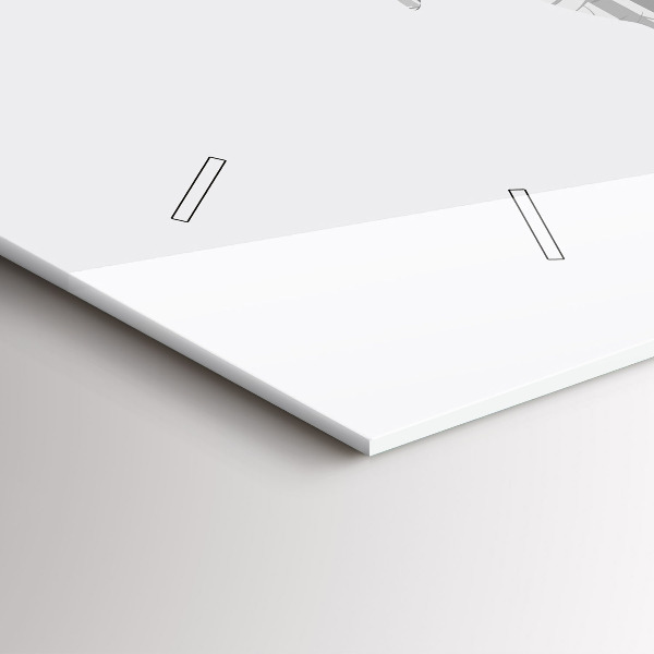 Horizontale Uhr Silhouette eines Rehs Wald