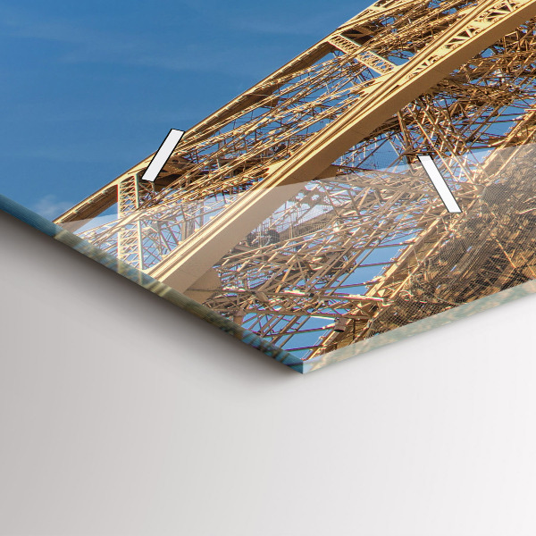 Horizontale Uhr Frankreich Eiffelturm