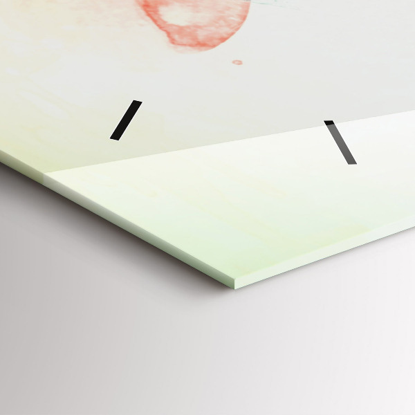 Horizontale Uhr Abstraktes Gesicht einer Frau