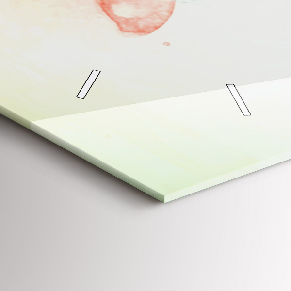 Horizontale Uhr Abstraktes Gesicht einer Frau