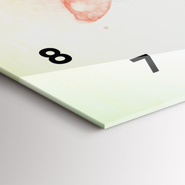 Horizontale Uhr Abstraktes Gesicht einer Frau