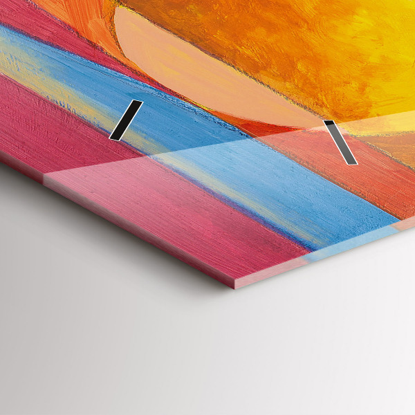 Horizontale Uhr Kunst Dekoration Abstraktion