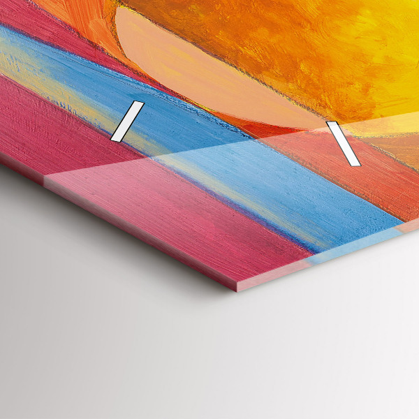 Horizontale Uhr Kunst Dekoration Abstraktion