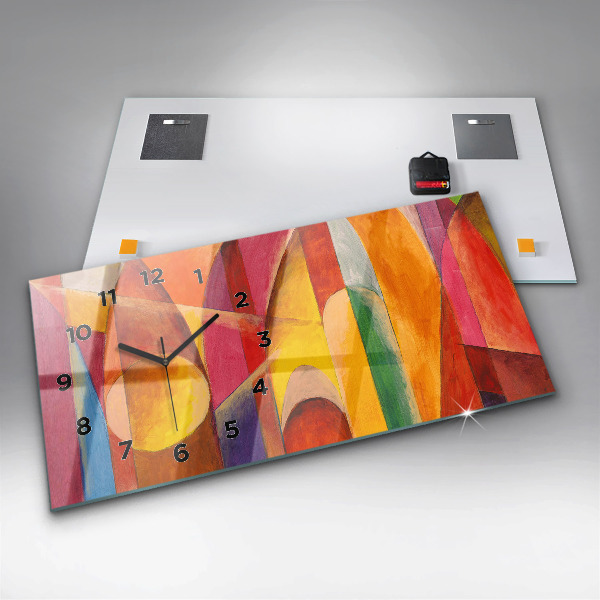 Horizontale Uhr Kunst Dekoration Abstraktion