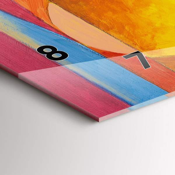 Horizontale Uhr Kunst Dekoration Abstraktion