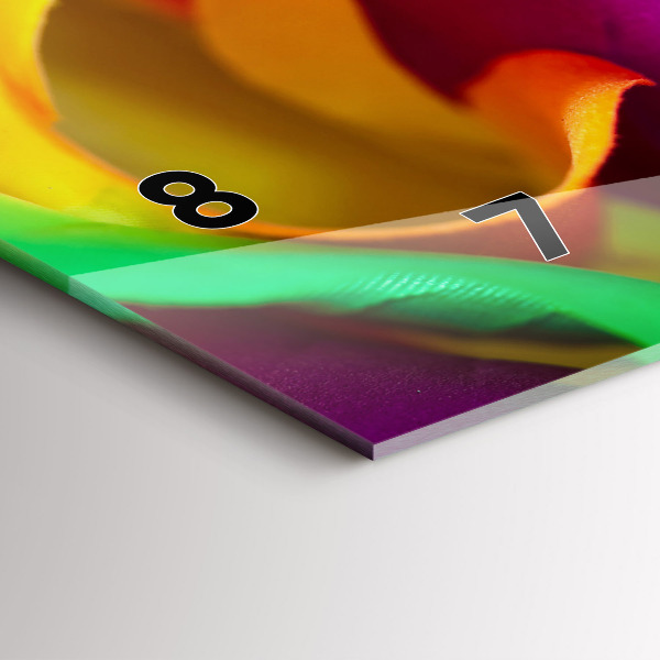 Horizontale Uhr Regenbogenrose