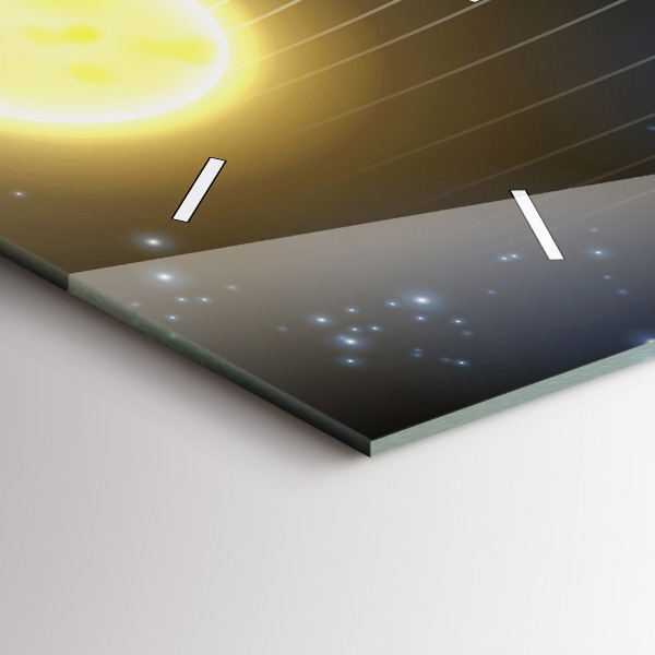 Horizontale Uhr Sonnensystem
