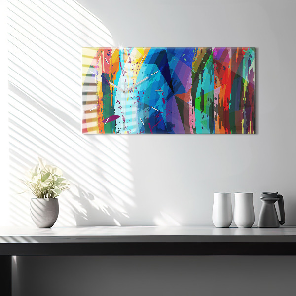 Horizontale Uhr Abstrakter Hintergrund