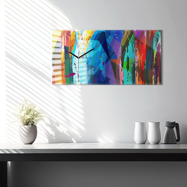 Horizontale Uhr Abstrakter Hintergrund