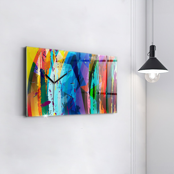 Horizontale Uhr Abstrakter Hintergrund