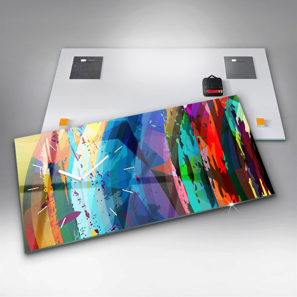 Horizontale Uhr Abstrakter Hintergrund