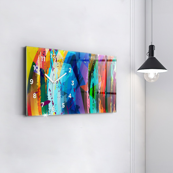 Horizontale Uhr Abstrakter Hintergrund