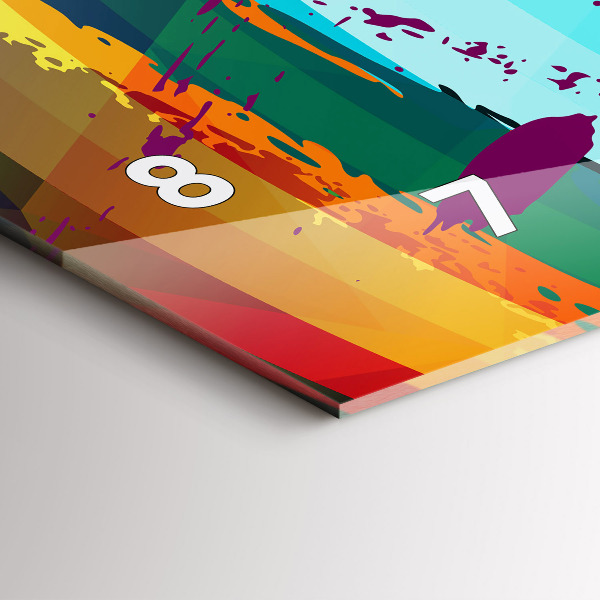 Horizontale Uhr Abstrakter Hintergrund