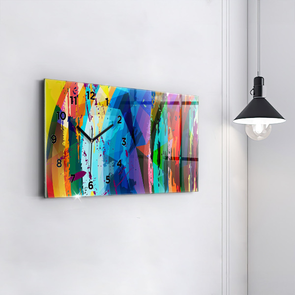 Horizontale Uhr Abstrakter Hintergrund