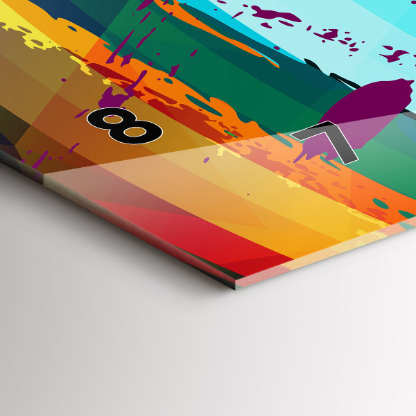 Horizontale Uhr Abstrakter Hintergrund