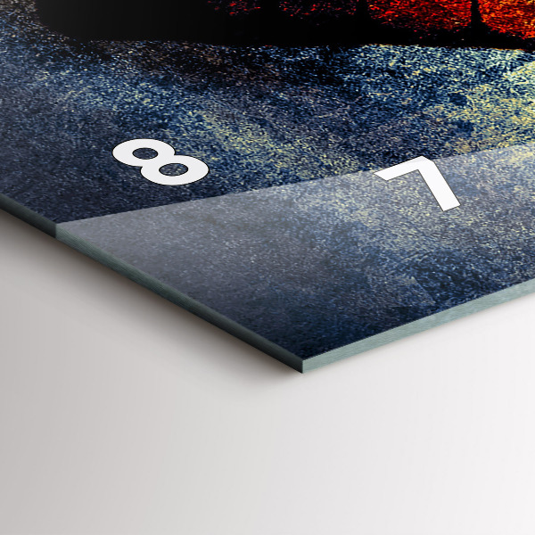 Horizontale Uhr mit motiv Schmetterling im Vintage-Stil