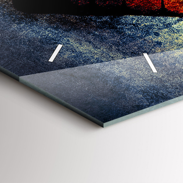 Horizontale Uhr mit motiv Schmetterling im Vintage-Stil