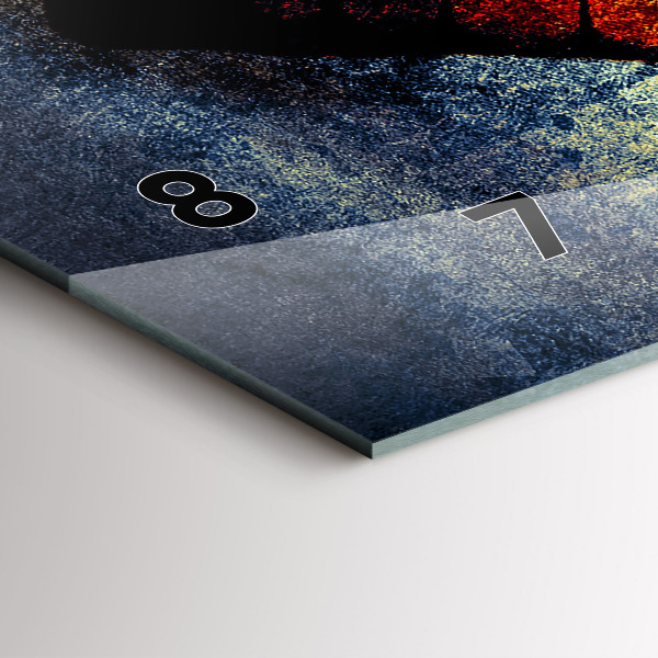 Horizontale Uhr mit motiv Schmetterling im Vintage-Stil