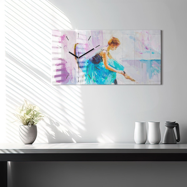 Horizontale Uhr Vorbereitung einer Ballerina