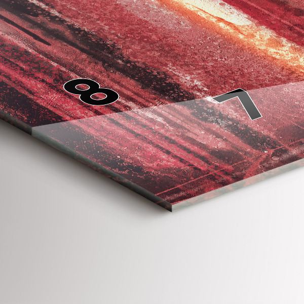 Horizontale Uhr mit motiv Junges verliebtes Paar