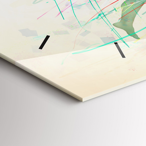 Horizontale Uhr Bunte Menschen