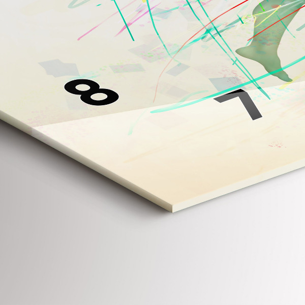 Horizontale Uhr Bunte Menschen