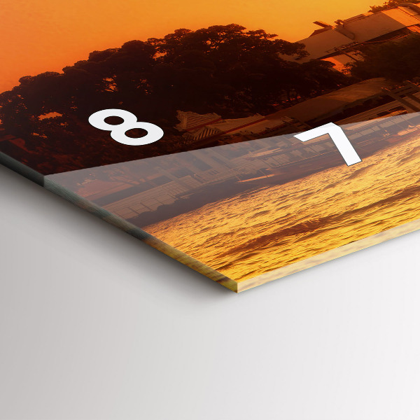 Horizontale Uhr mit motiv Wat arun Bangkok Thailand